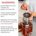 1 Gallon Kombucha Starter Kit with Spigot