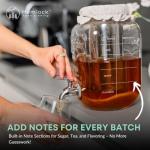 1 Gallon Kombucha Starter Kit with Spigot
