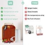 1 Gallon Kombucha Starter Kit with Spigot