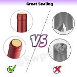 60Pcs Colorful PVC Heat Shrink Capsules for Bottles