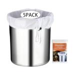 5 Pack Reusable Brew Bags, Extra Large Strainer