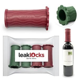 LeakLocks Wine Skins: Reusable Bottle Stopper Set