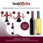 LeakLocks Wine Skins: Reusable Bottle Stopper Set
