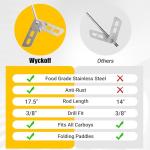 Stainless Steel Wine Degasser Drill Attachment Tool