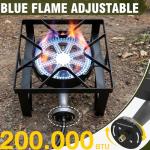 200,000 BTU Heavy-Duty Propane Burner for DIY Brews