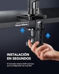 HUANUO Adjustable Pneumatic Spring Monitor Mount