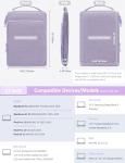 Lilac Purple 13-Inch Laptop Bag Sleeve
