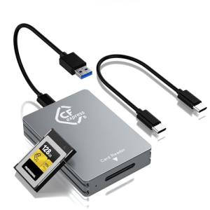 High-Speed CFexpress Type B Card Reader with USB 3.2
