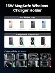 UGREEN 15W Magnetic Wireless Car Charger for iPhone