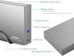 TEKERA USB 3.0/USB-C External Hard Drive Enclosure