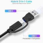 TEKERA USB 3.0/USB-C External Hard Drive Enclosure