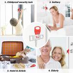 Portable Door Lock for Hotel Travel Safety, Safe Lock for Travelling, Home Security Locks for Additional Safety and Privacy, Perfect for Hotel Home Apartment College