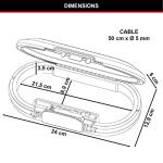 Master Lock Mini Travel Safe with Cable - 5900EURD