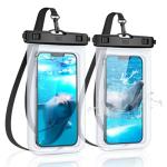 Waterproof Phone Pouch 2 Pack for Travel