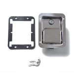 Stainless Steel Trailer RV Travel Lock Anti-Theft Paddle Door Tool Box Lock for Caravan Truck Camp Motorhome Patrol Car