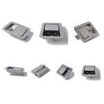 Stainless Steel Trailer RV Travel Lock Anti-Theft Paddle Door Tool Box Lock for Caravan Truck Camp Motorhome Patrol Car