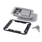 Stainless Steel Trailer RV Travel Lock Anti-Theft Paddle Door Tool Box Lock for Caravan Truck Camp Motorhome Patrol Car