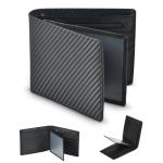 KIKIGOAL Men's Wallets Genuine Leather RIFD Tri-Fold Wallet with Coin Pocket,15 Credit Card Slots, 2 Banknote Compartments, 1 ID Windows, 1 Coin Pocket, Minimalist Wallet