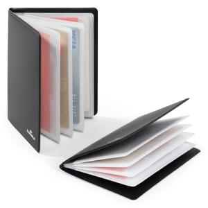 Durable RFID Secure Wallet - Charcoal - Pack of 1 - Holds up to 8 Credit, Debit and ID Cards - Protects at 13.65MHz