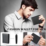 KIKIGOAL Men's Wallets Genuine Leather RIFD Tri-Fold Wallet with Coin Pocket,15 Credit Card Slots, 2 Banknote Compartments, 1 ID Windows, 1 Coin Pocket, Minimalist Wallet