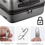 6 Pack Anti-Theft Zipper Lock Clips for Travel