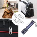 6 Pack Anti-Theft Zipper Lock Clips for Travel