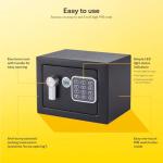 Yale - Electronic Safe Mini Black - Standard Security - YSV/170/DB2