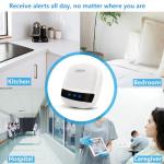 LIOTOIN Wireless Caregiver Pager Elderly Alarm Call Button Personal Alarms Call Bell For Elderly Patient Nurse Panic Alarm Button elderly alert system(3 Waterproof Transmitter 2 UK Plugin Receiver)