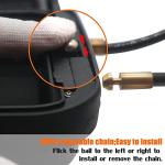 Portable Security Lock Box with 4 Digit Code,Outdoor Key Safe Box with Removable Wire Rope,Waterproof Shockproof Combination Lock Box for Home,Office,Hotel,Travel,Water Sports etc