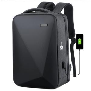 Anti Theft Laptop Backpack with USB Charging, Black