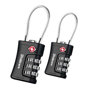 Brillirare TSA Approved Luggage Locks - 2 Pack