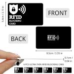 KEYRI RFID Blocking Credit Card Protectors - 6 Pack