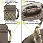 Travelon Anti-Theft Slim Courier Bag - Navy