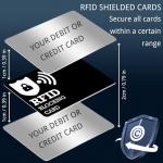 KEYRI RFID Blocking Credit Card Protectors - 6 Pack
