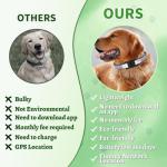 Cat Tracker, Cat Tracker Collar, Real Time GPS Pet Tracker for Cats and Dogs, Dog Tracker with No Monthly Fees- Works Compatible with Apple Find My (Only iOS), Anti-Lost Cat Gps Tracker for Cat Dog