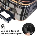 4 Pcs Anti Theft Zipper Lock,Detachable S Clips for Backpacks,Metal Rucksack Zipper Clip,Small Bag Lock,Mini Zipper Connectors,Backpack Lock for Suitcases,Luggage,Traveling,Outdoor Sports