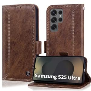 Samsung S25 Ultra RFID Blocking Wallet Case