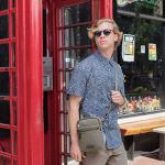 Travelon Anti-Theft Slim Courier Bag - Navy