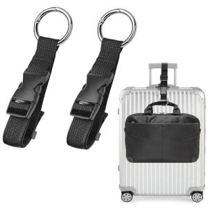 Adjustable Anti-Theft Luggage Straps with Hooks