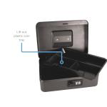 Cathedral Products 10 Inch Steel Cash Box with Combination Lock | Durable & Secure | Portable Design with Lift-Out Tray