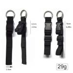 Adjustable Anti-Theft Luggage Straps with Hooks