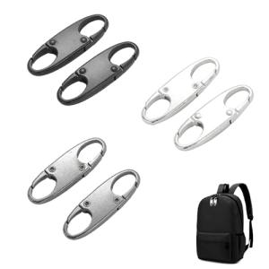 6-Pack Mini Zipper Pull Locks for Travel Safety