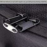 6 Pcs Zip Lock Small Zipper Pull Locks Mini Snap S Anti Theft Can Make Backpack Lock for Backpacks Camping Fishing Traveling Outdoor Sports