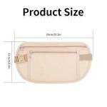 2 Pack Anti-Theft Money Belt with RFID Protection