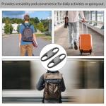 6 Pcs Zip Lock Small Zipper Pull Locks Mini Snap S Anti Theft Can Make Backpack Lock for Backpacks Camping Fishing Traveling Outdoor Sports