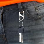 6 Pack Zipper Locks with Carabiner Clip - Small Lock for Luggage and Backpacks, Theft Deterrent Travel Locks, Zipper Clips Anti Theft, Bag Lock for Traveling Bags and Handbags