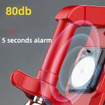 LUNAVAR SecureStop - Portable Door Lock - Anti-Theft Travel Lock, Door Stop Alarm for Home Security and Personal Protection