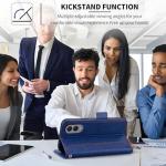 for Samsung Galaxy S25 Edge Case Wallet with RIFD Blocking Card Holder Leather Flip Kickstand Business Cover with Card Slots and Magnetic Closure Phone Case for Galaxy S25 Edge 6.66" 2025, Dark Blue