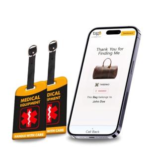 Smart Anti-Theft Luggage Tags for Medical Devices