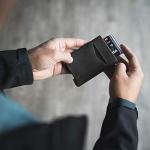 AKIELO RFID Card Holder Wallet - Slate Gray